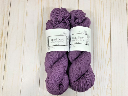 Fingering Weight Merino Nylon Blend - Orchid