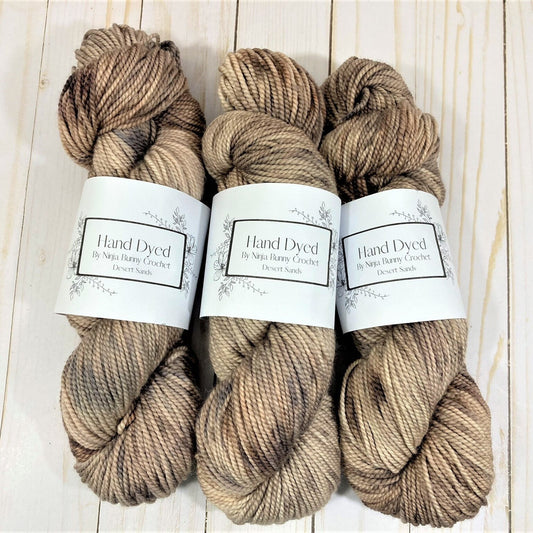 Worsted Weight Merino Wool Alpaca Blend - Desert Sands