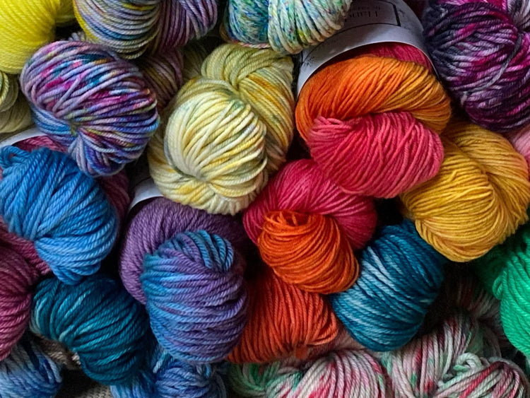 hand dyed yarn
