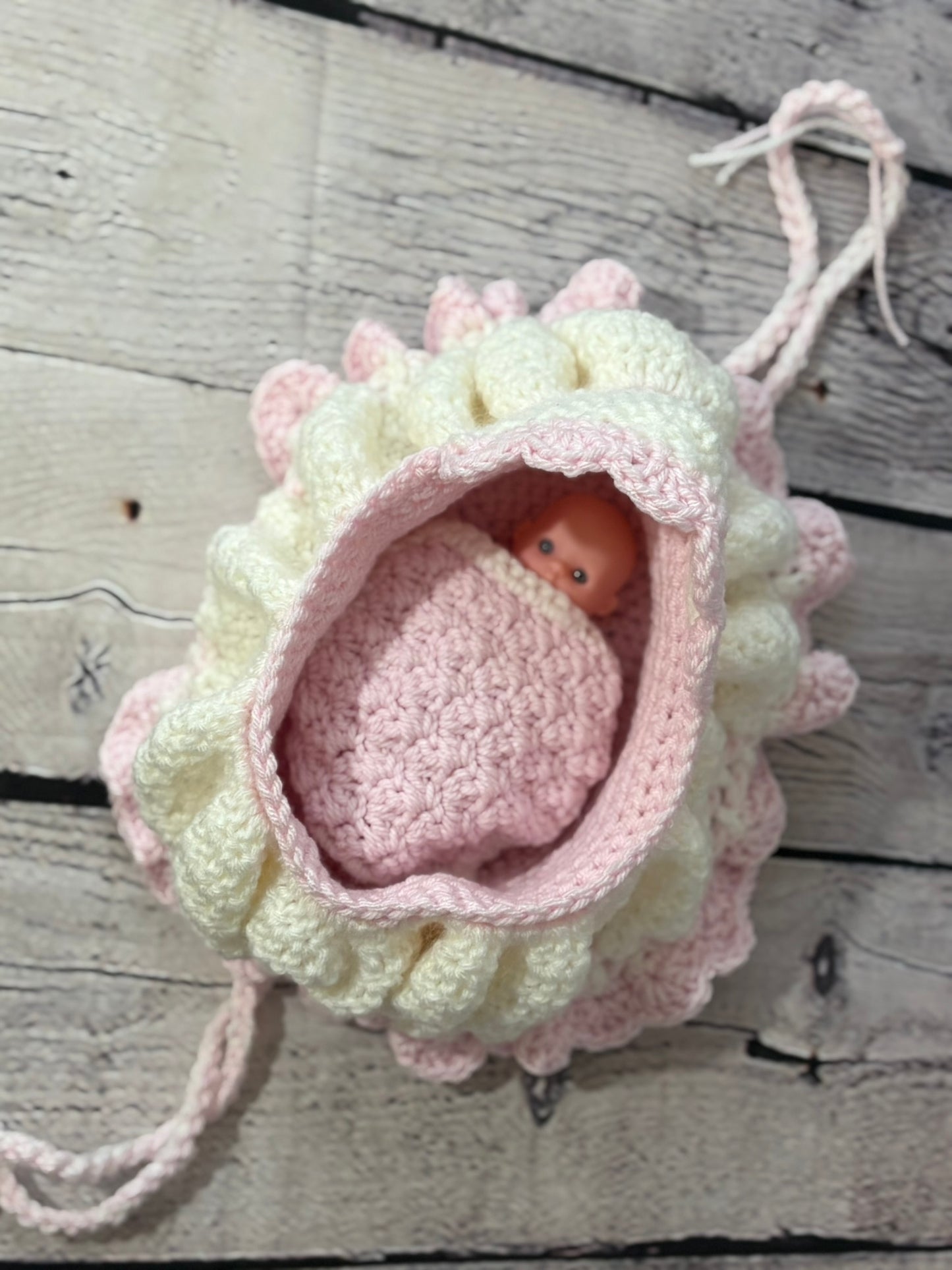 Crochet Baby Doll Cradle Purse Pattern