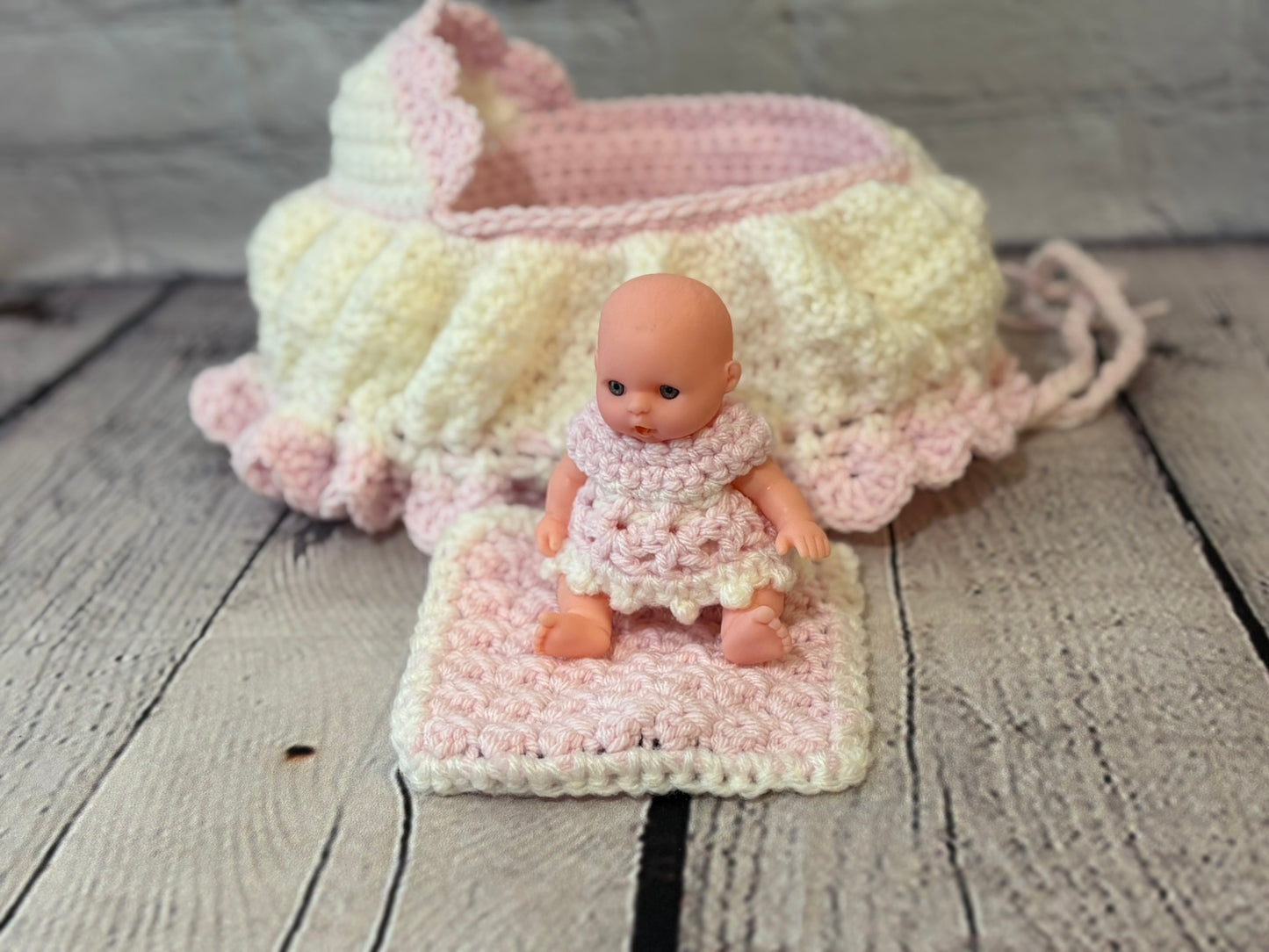 Crochet Baby Doll Cradle Purse Pattern