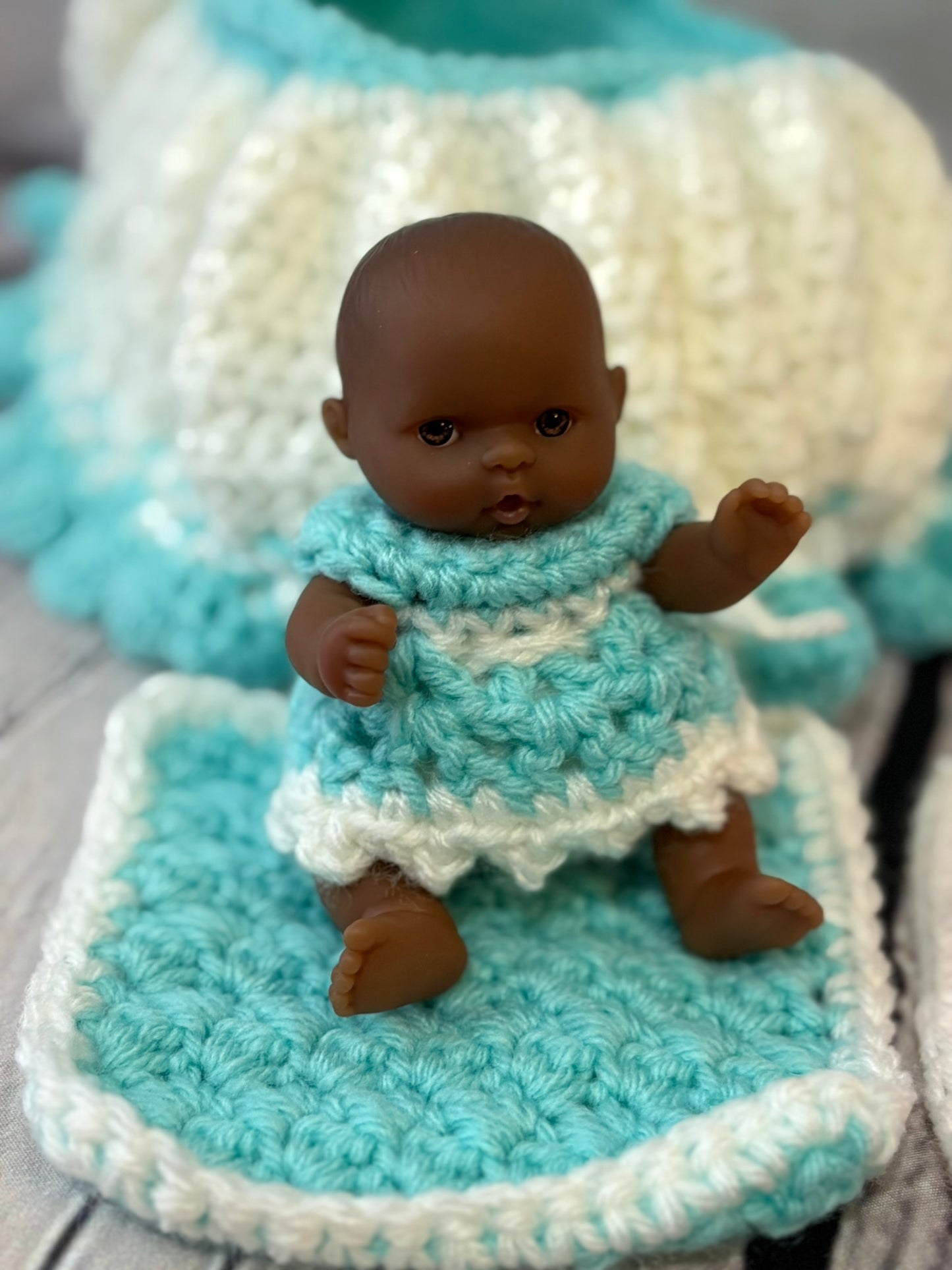 Crochet Baby Doll Cradle Purse Pattern