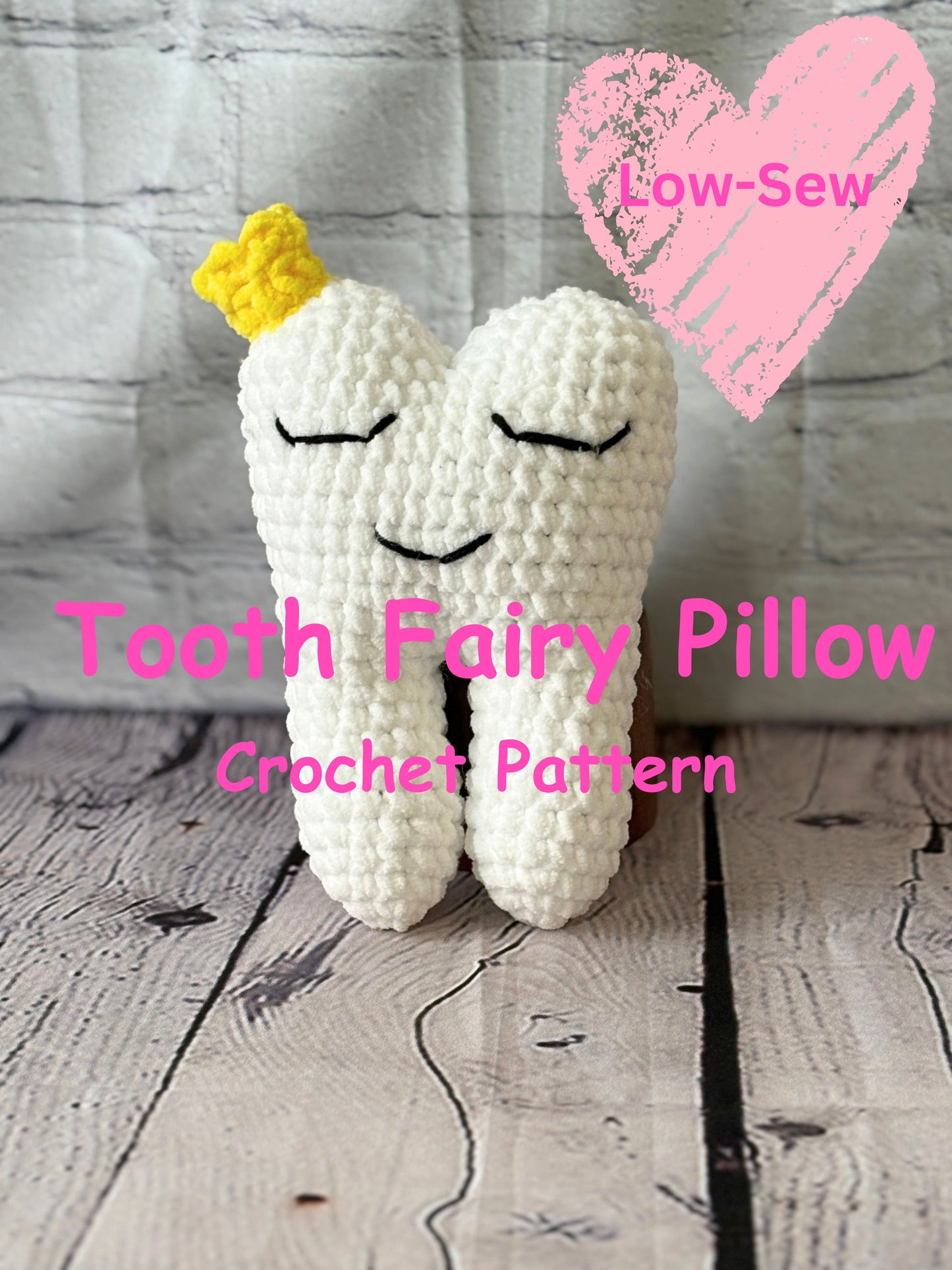 Tooth Fairy Pillow Crochet Pattern