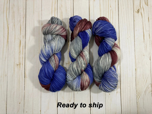 Worsted Weight Fine Superwash Merino Wool - Antique Waze