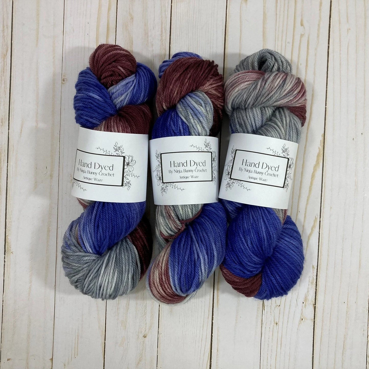 Worsted Weight Fine Superwash Merino Wool - Antique Waze