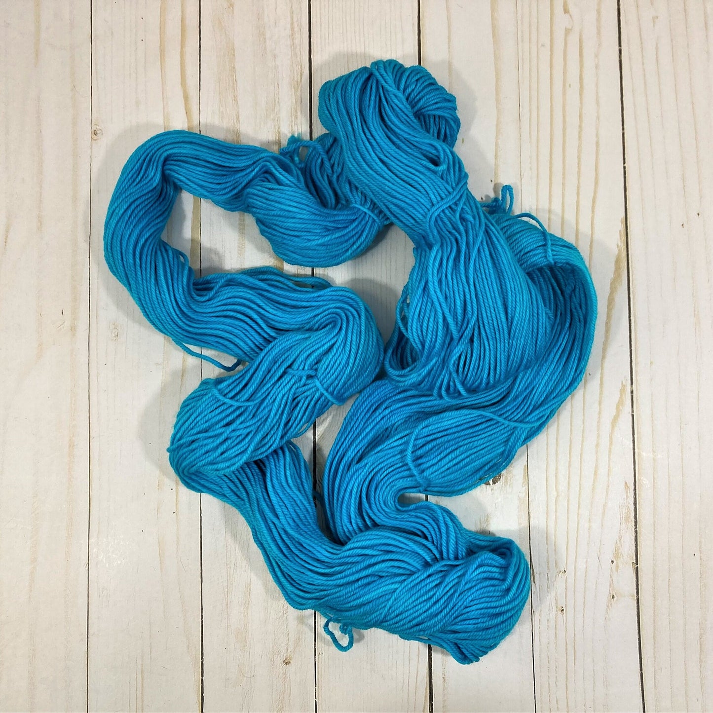 DK Weight Superwash Merino Wool - Electric Blue