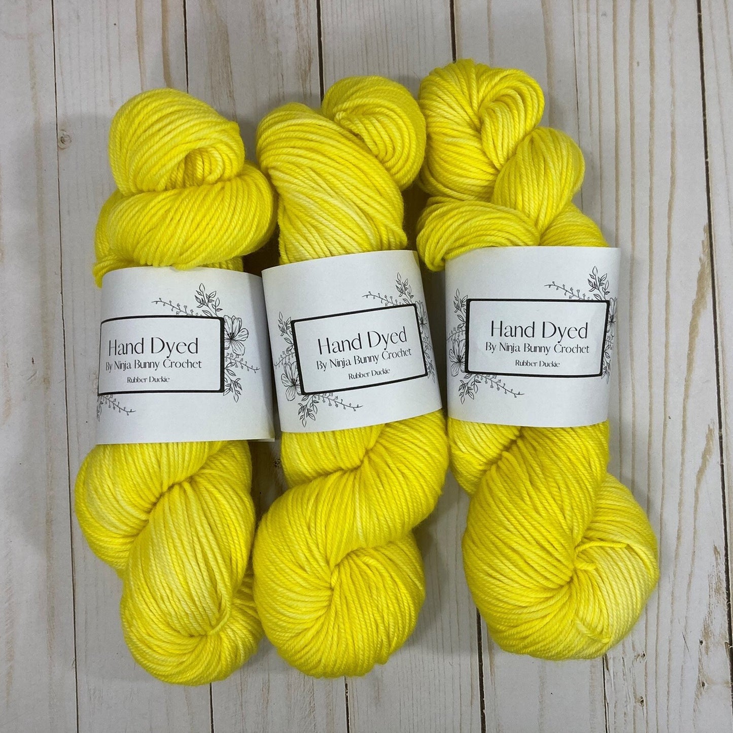 DK Weight Superwash Merino Wool - Rubber Duckie
