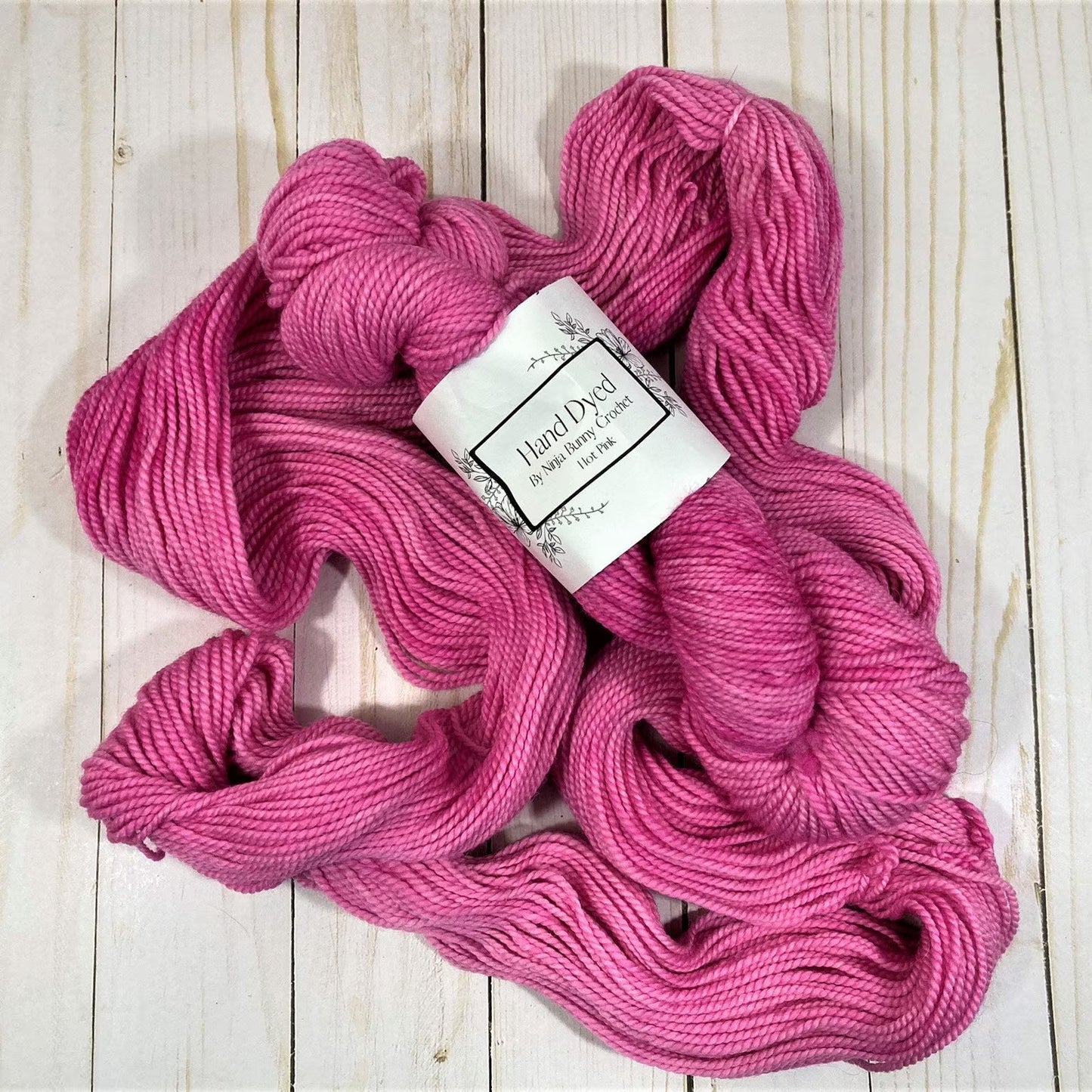 Worsted Weight Merino and Baby Alpaca Blend - Hot Pink