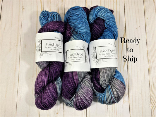 Worsted Weight Merino Wool and Baby Alpaca Blend - Jewels of the Nile