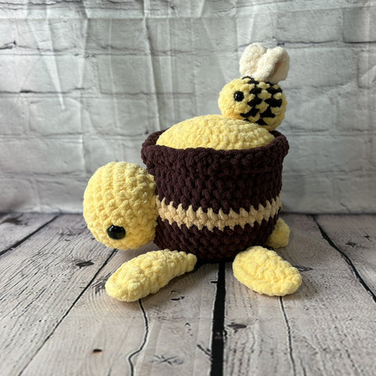 Crochet Jumbo Honey Pot Turtle