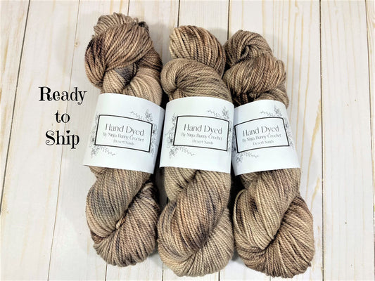 Worsted Weight Merino Wool Alpaca Blend - Desert Sands