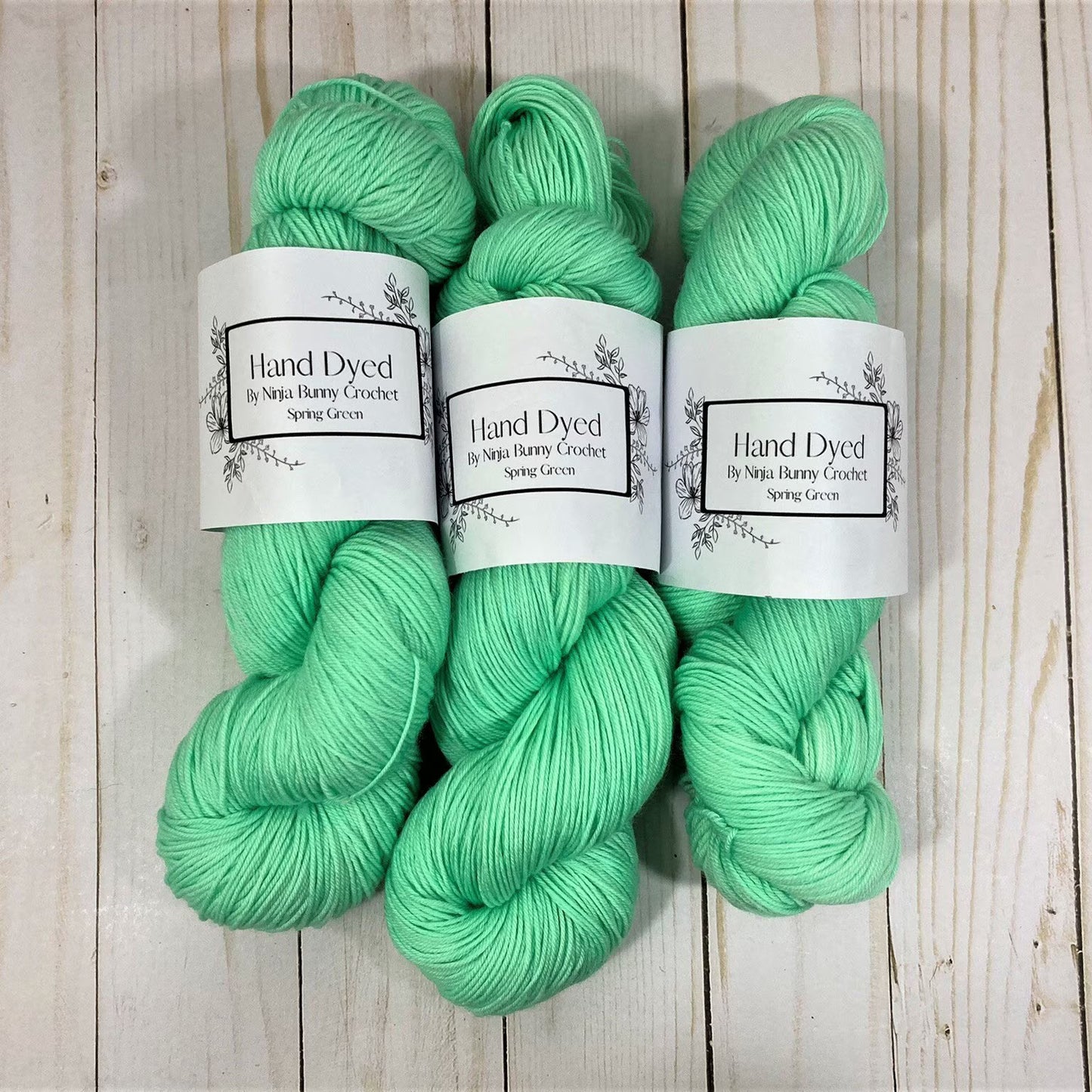 Fingering Weight Superwash Merino - Spring Green