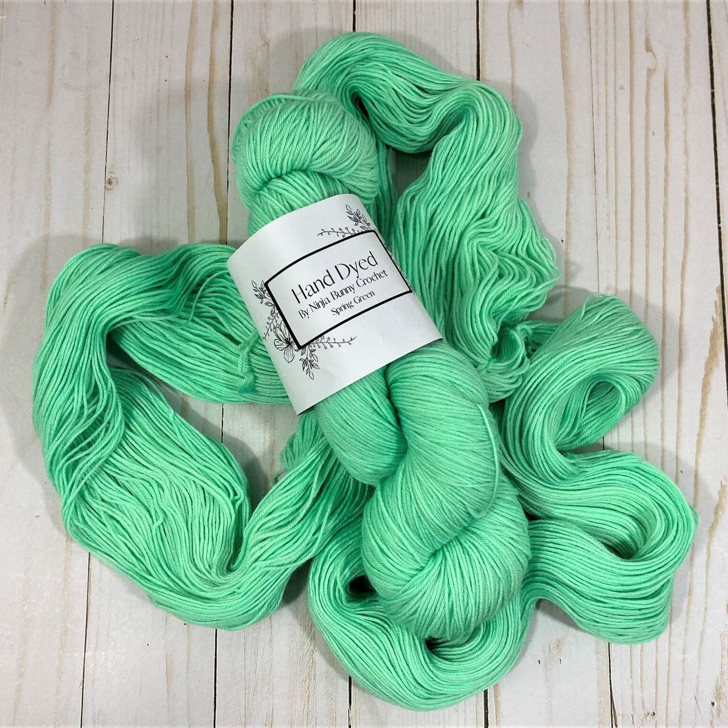 Fingering Weight Superwash Merino - Spring Green