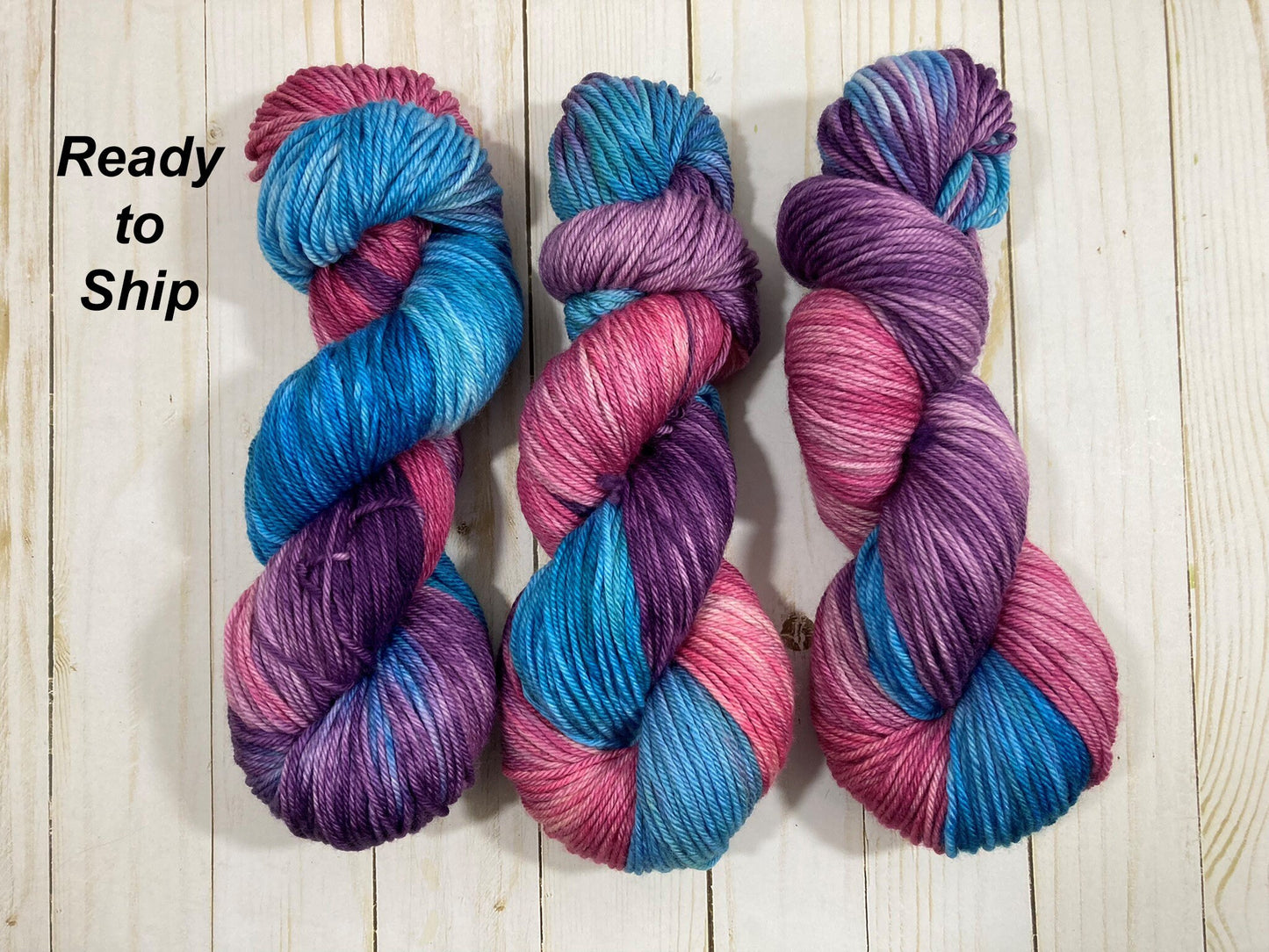 Worsted Weight Fine Superwash Merino Wool - Unicorn Dreams